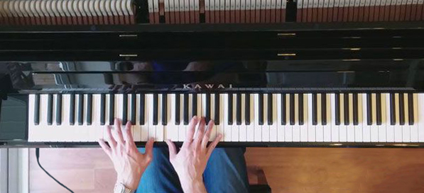 Kawai AnyTime Upright Piano Playing